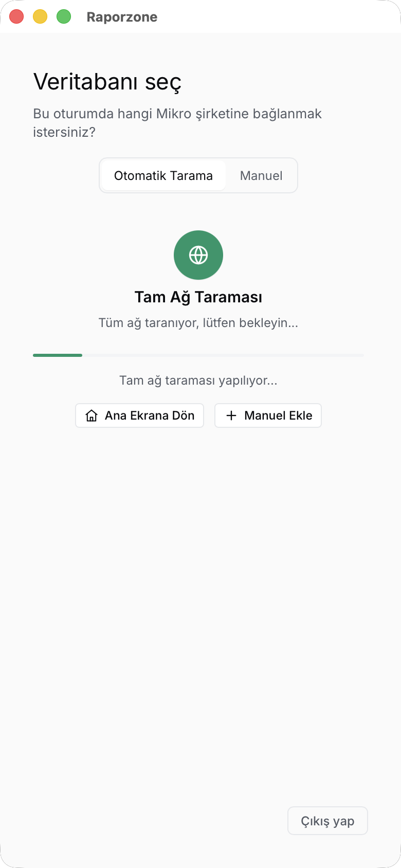 Telefonda ağ taraması devam ediyor